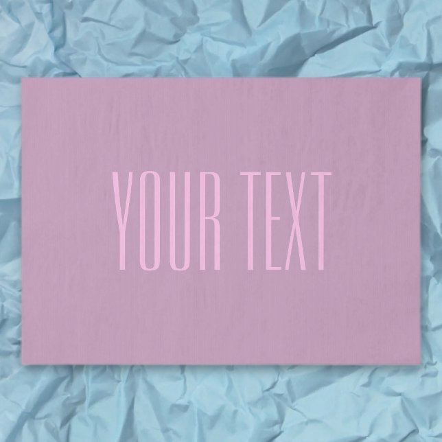 Pastel Purple & Light Pink | Modern Editable Text Tissue Paper (Creator Uploaded)