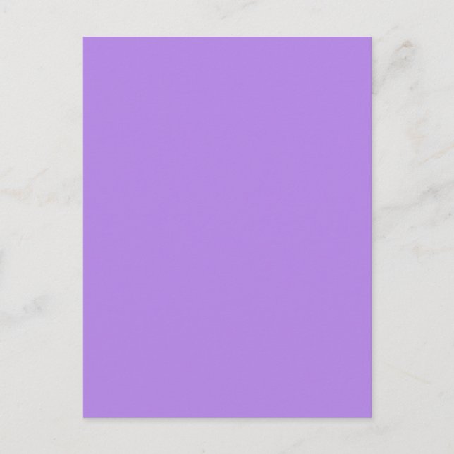 PASTEL PURPLE LIGHT (solid colour) ~ Postcard (Front)