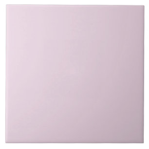 Pastel Purple Lilac Solid Colour Minimalist Ceramic Tile