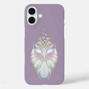Pastel Purple Oracle Owl iPhone 16 Plus Case