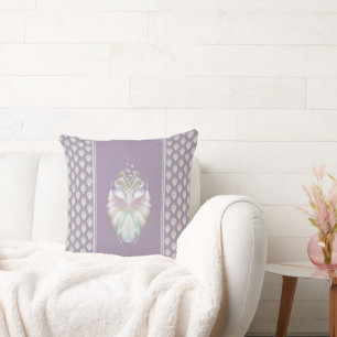 Pastel Purple Oracle Owl Cushion