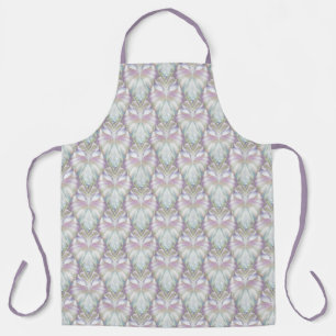Pastel Purple Oracle Owl Pattern Apron