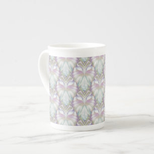 Pastel Purple Oracle Owl Pattern Bone China Mug