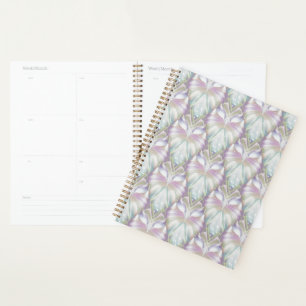 Pastel Purple Oracle Owl Pattern Planner