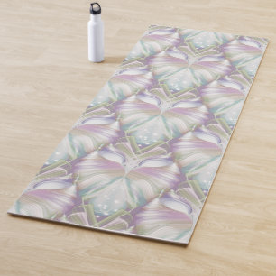 Pastel Purple Oracle Owl Pattern Yoga Mat