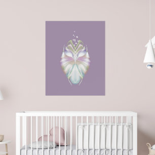 Pastel Purple Oracle Owl Poster