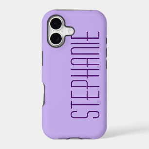 Pastel Purple, Personalised Name, Sturdy
