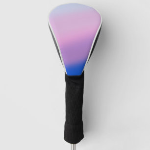 Pastel Purple, Pink & Blue Gradient – Vibrant Golf Head Cover