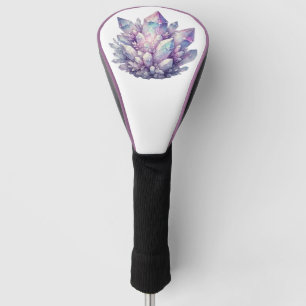 Pastel Quartz Cluster Golf Head Cover