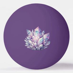 Pastel Quartz Cluster Ping Pong Ball
