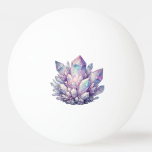 Pastel Quartz Cluster Ping Pong Ball