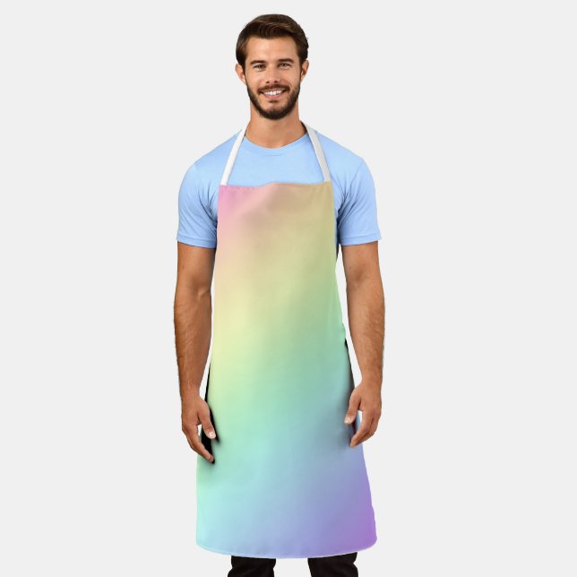 Pastel Rainbow Apron (Worn)