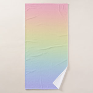 Pastel Rainbow Bath Towel