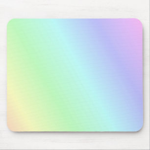 Pastel Rainbow Boho Computer Mouse Pad