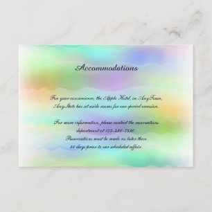 Pastel Rainbow Brides Gay Wedding Insert