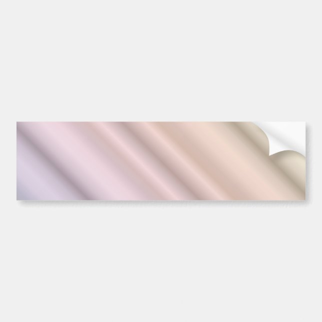 Pastel Rainbow Bumper Sticker (Front)