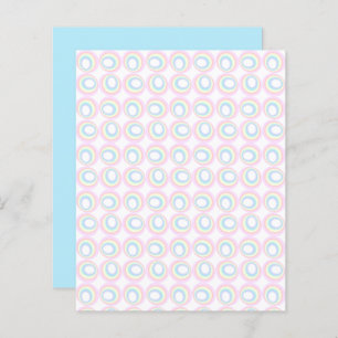 Pastel Rainbow Circles Scrapbook Paper