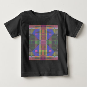 Pastel Rainbow Colourful Geometric Baby T-Shirt