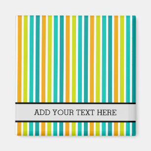 Pastel Rainbow Colourful Stars Black Starry Night Magnet
