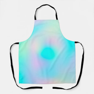 Pastel Rainbow Colours Abstract Blur Gradient Ombr Apron