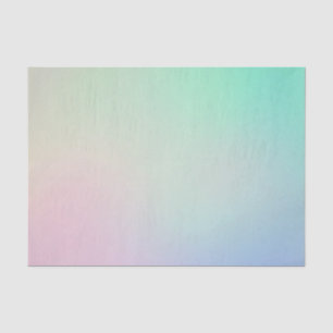 Pastel Rainbow Colours Abstract Blur Gradient Ombr Tissue Paper