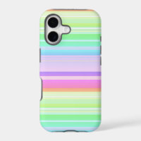 Pastel rainbow creative striped