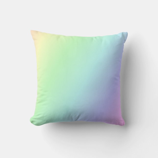 Pastel Rainbow Cushion (Front)