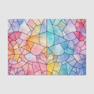 Pastel Rainbow Decoupage Tissue Paper