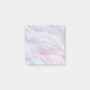 Pastel Rainbow Fur Post-it Notes