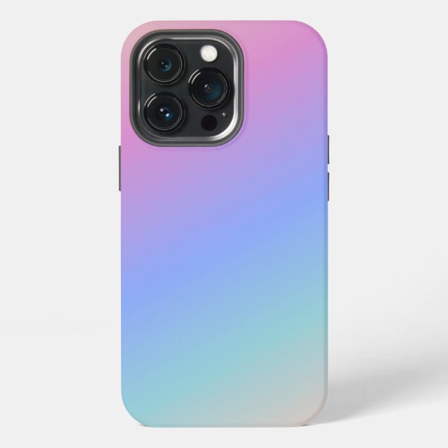 Pastel Rainbow Gradient iPhone Case (Back)