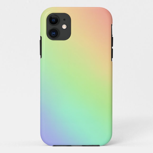 Pastel Rainbow Gradient Phone Case  (Back)