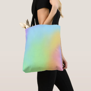 Pastel Rainbow Gradient Tote Bag