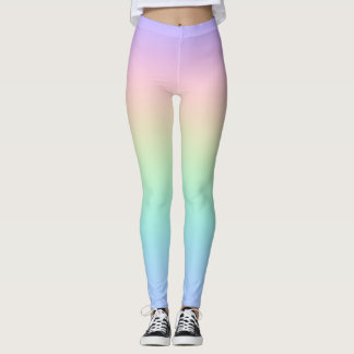 Pastel rainbow leggings