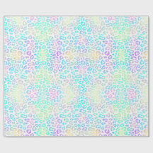 Pastel Rainbow Leopard Pattern 