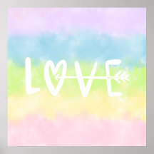 Pastel Rainbow Love