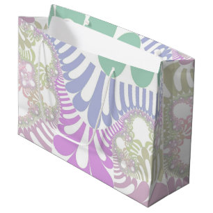 Pastel Rainbow Mod Large Gift Bag
