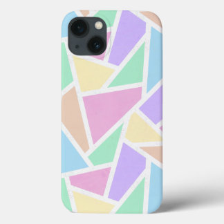 Pastel rainbow mosaic pattern Case-Mate iPhone cas 13 Case