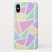 Pastel rainbow mosaic pattern