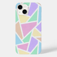 Pastel rainbow mosaic pattern