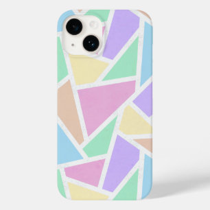 Pastel rainbow mosaic pattern Case-Mate iPhone 14 case