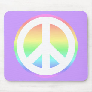 Pastel Rainbow Mouse Pad