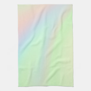 Pastel Rainbow of Color Tea Towel