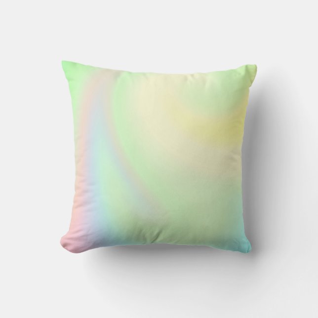 Pastel Rainbow of Colour Cushion (Front)