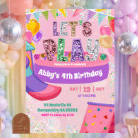 Pastel Rainbow Sequin Indoor Playground Birthday