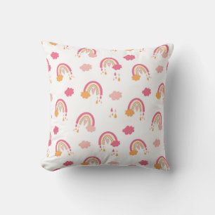 Pastel Rainbow Showers Cushion