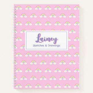 Pastel Rainbow Spiral Notebook