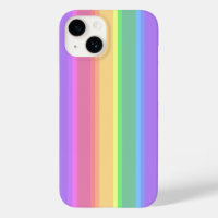 Pastel rainbow stripes Case-Mate iPhone case