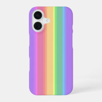 Pastel rainbow stripes Case-Mate iPhone case