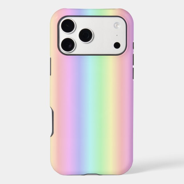 Pastel Rainbow Strips - pattern (Back)