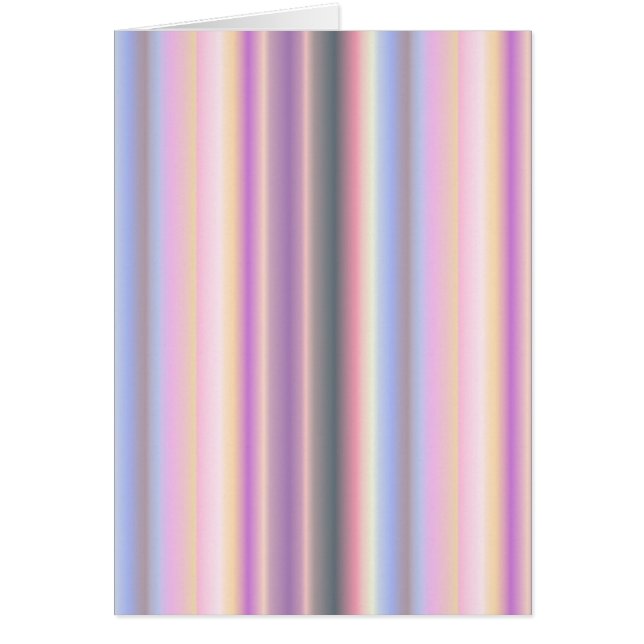 Pastel Rainbow Strips - Pattern (Front)